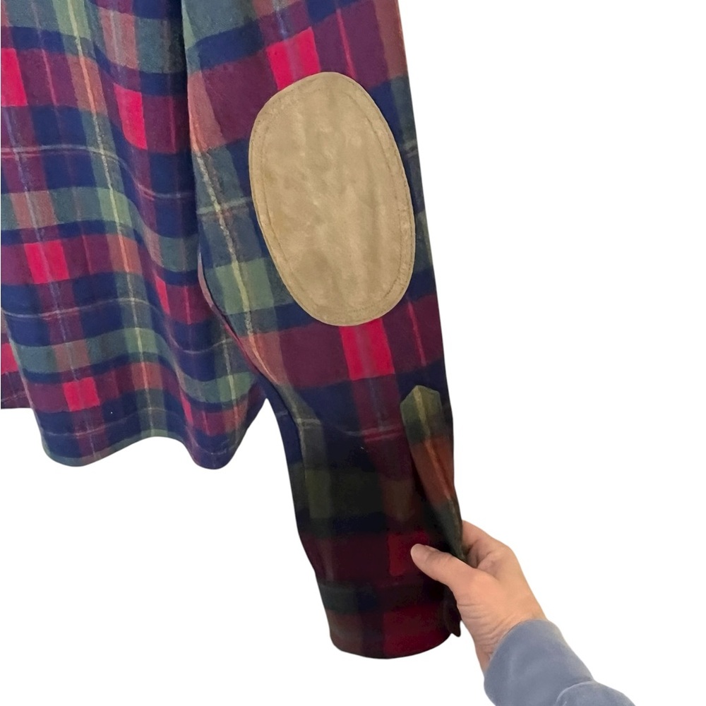 PENDLETON Flannel Button Down with Elbow Patches - Picture 3 of 5